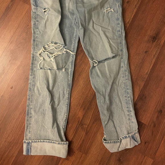 Intermix rta jeans women’s medium m $355 NWT new boyfriend distressed belt - Picture 7 of 12